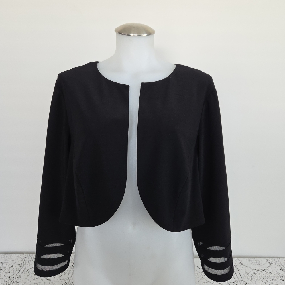 Jessica Howard Women's Black Bolero - Size 14W